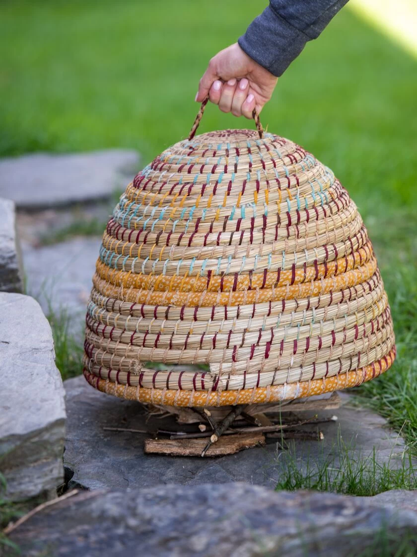 Artisan Natural Bee Skep - Image 2