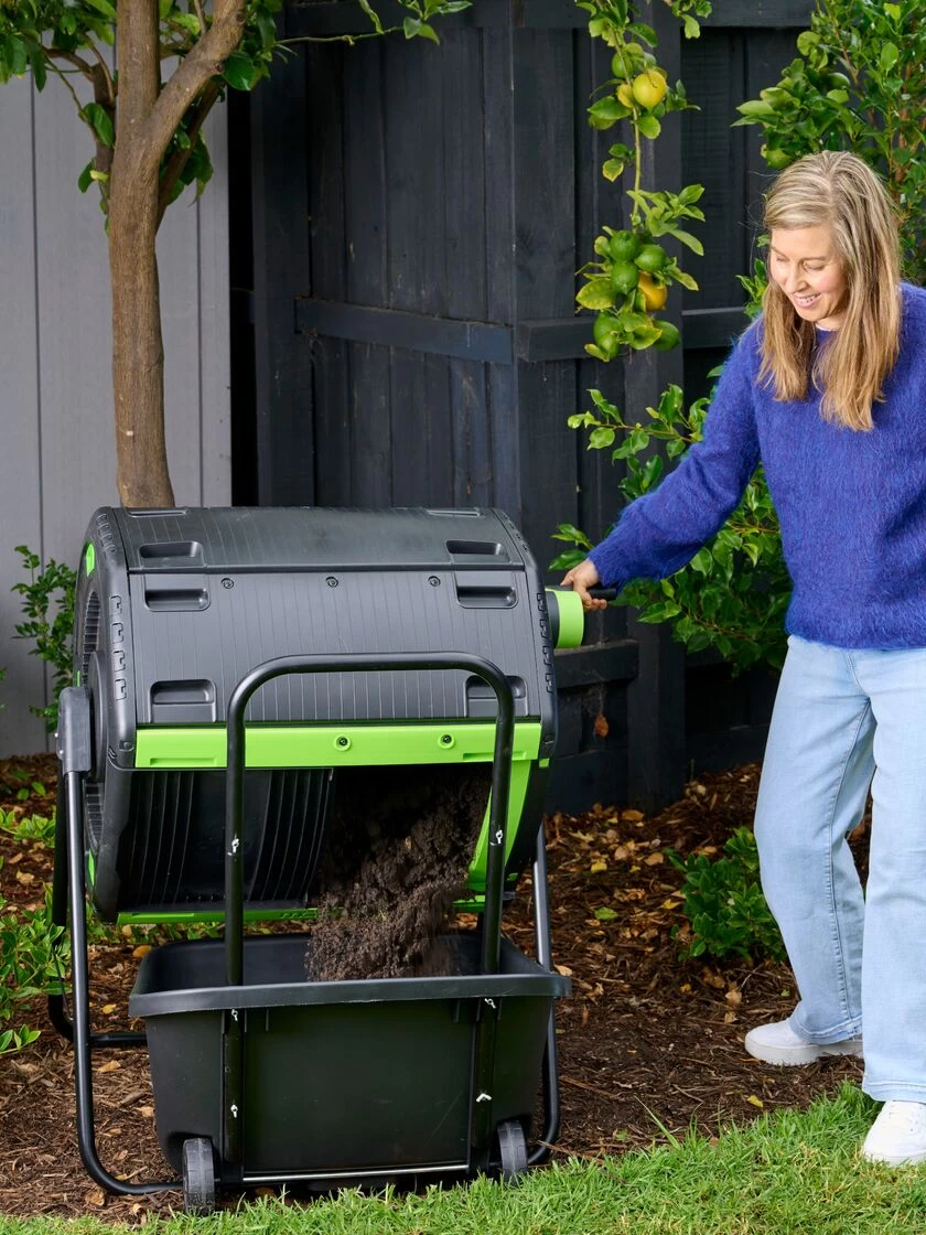 Maze 48 Gallon Compost Tumbler With Cart - Image 3