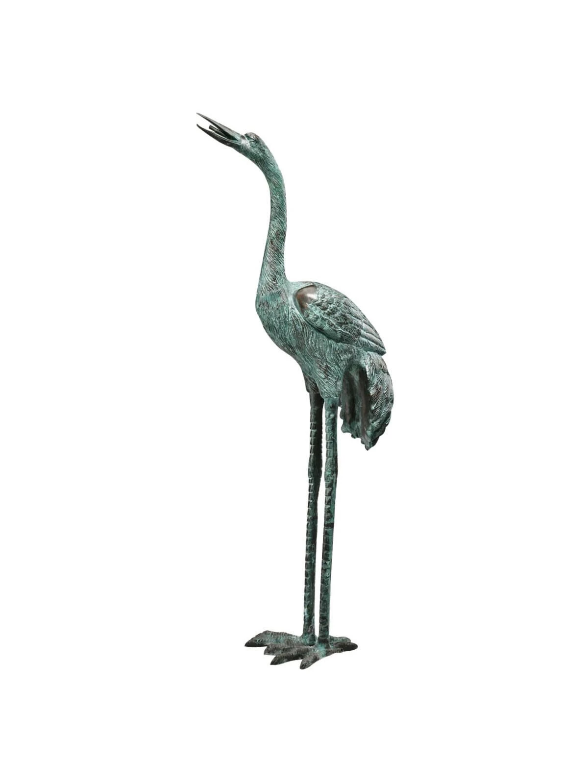 Bronze Crane Statues, Large - Image 3