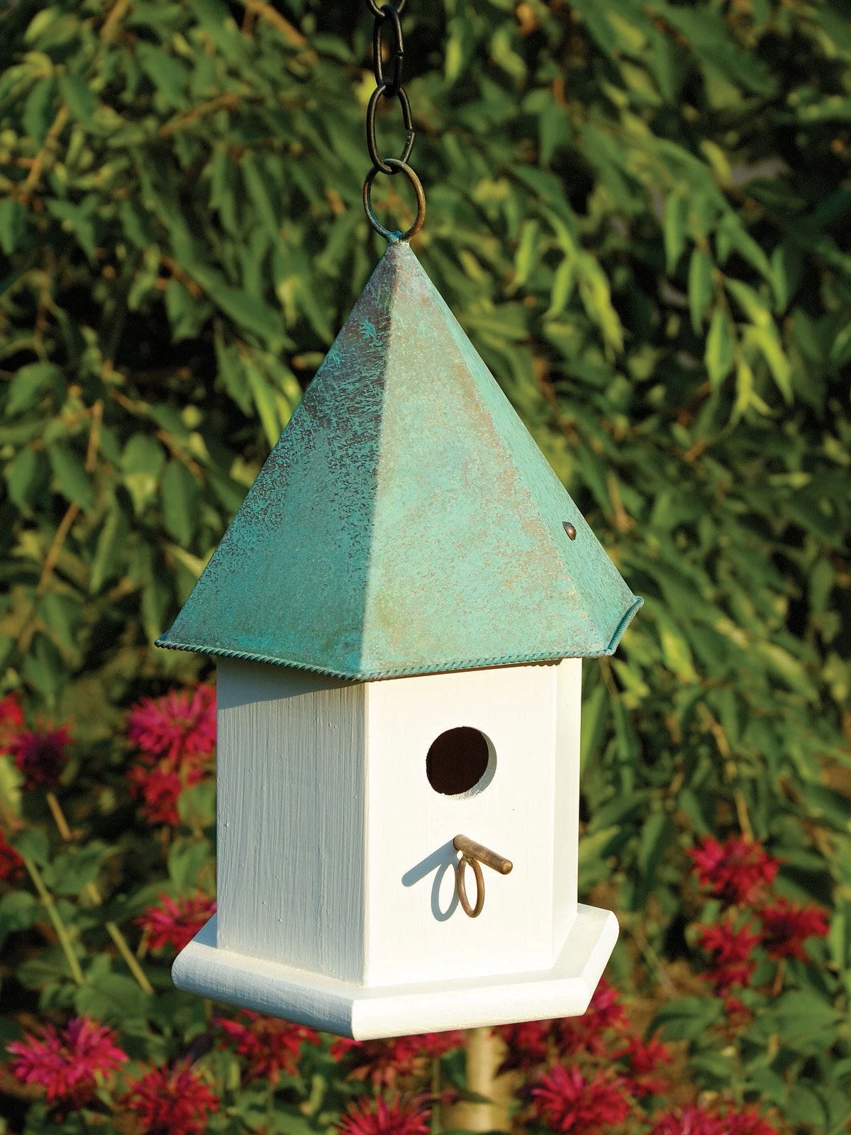 Heartwood Copper Songbird Bird House