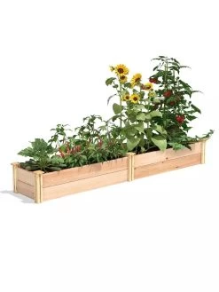 Premium Cedar Raised Garden Bed, 16" X 96"