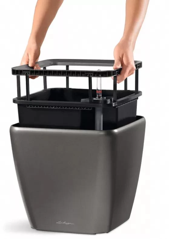 Lechuza® Quadro LS Premium Self-Watering Square Planters - Image 3