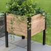 Elevated Cedar Planter Box, 2' X 2'