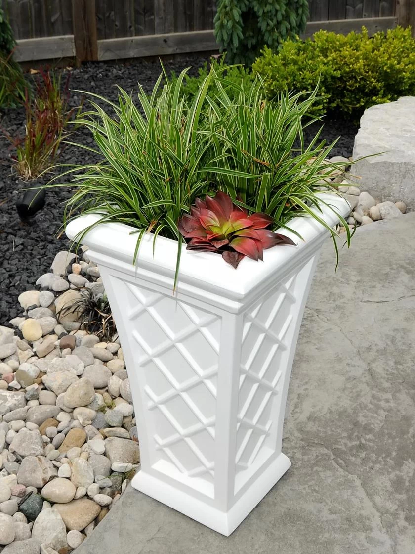 Carolina Self-Watering Tall Planter, 28" - Image 2