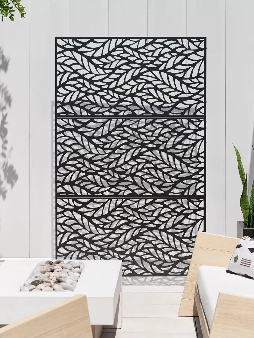 Veradek 3-Panel Privacy Screen Set, Flowleaf - Image 4