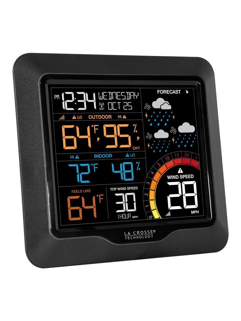 La Crosse Color Wind Speed Weather Station