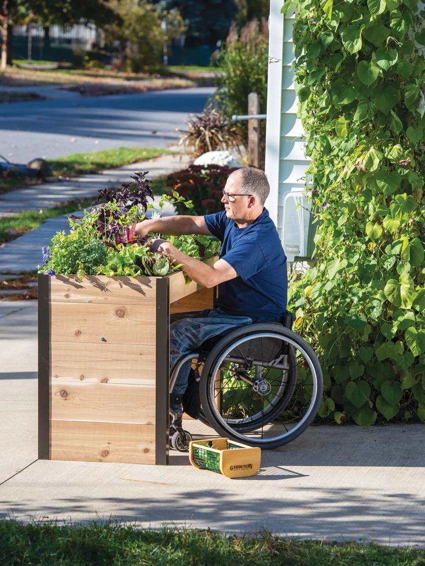 Wheelchair Accessible Elevated Garden Bed