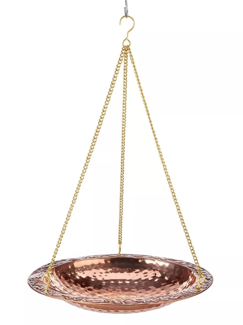 Copper Hanging Birdbath - Image 4