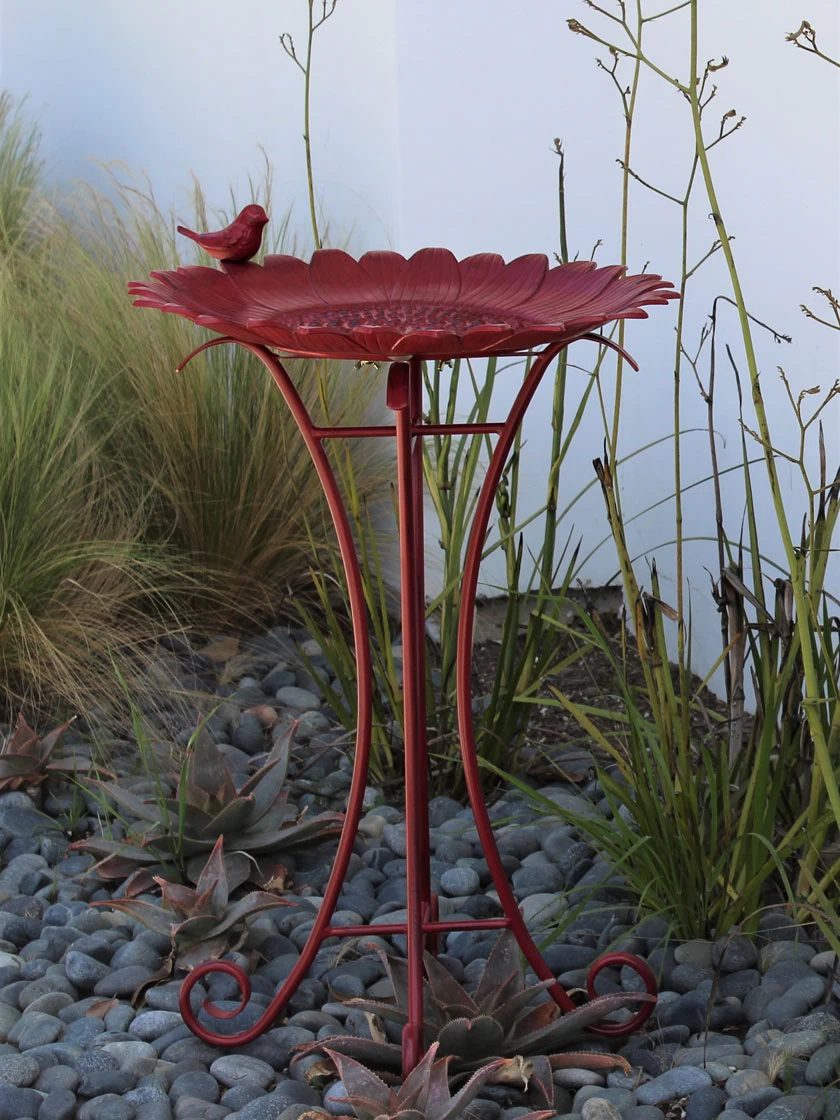 Sunflower Birdbath - Image 3