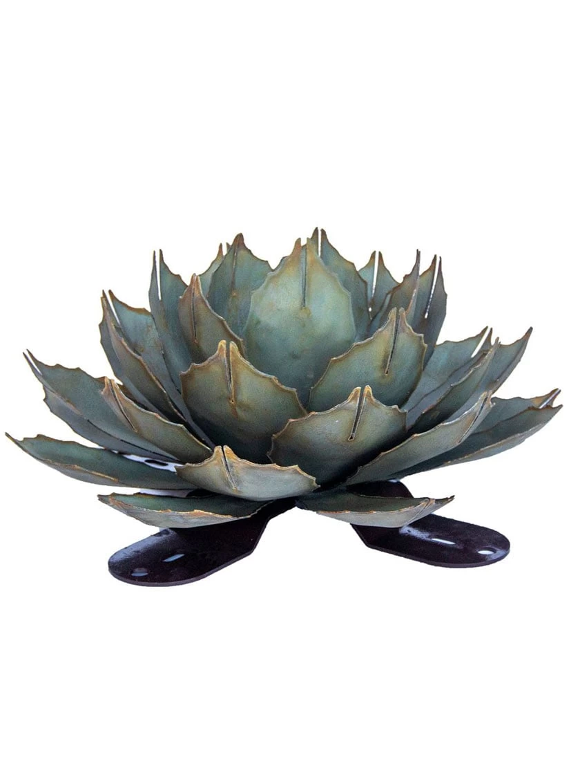 Desert Steel Artichoke Agave Sculpture - Image 6