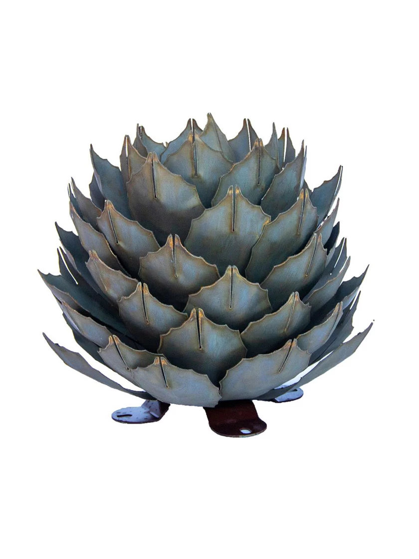 Desert Steel Artichoke Agave Sculpture - Image 7