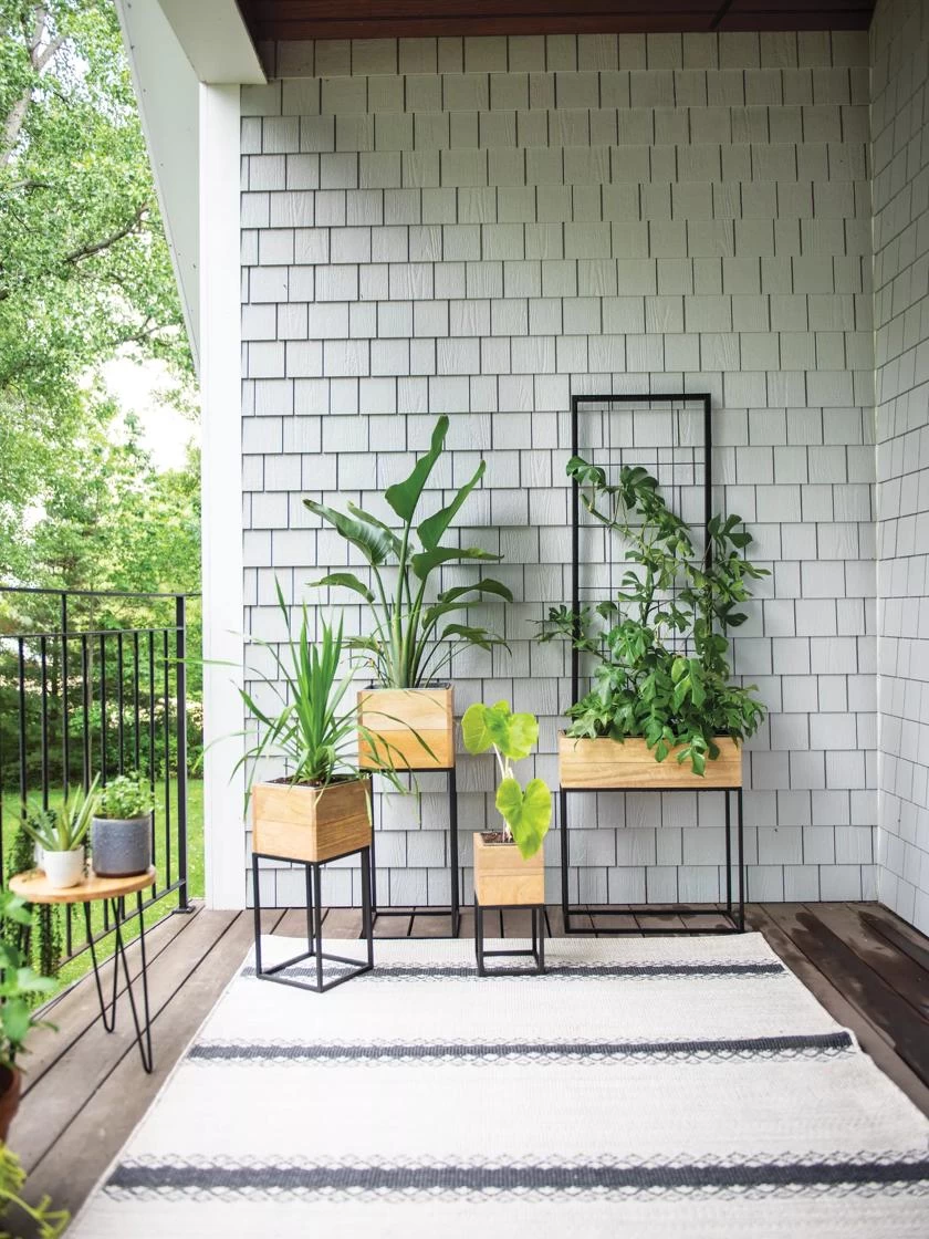 Tartu Elevated Rectangular Planter - Image 2