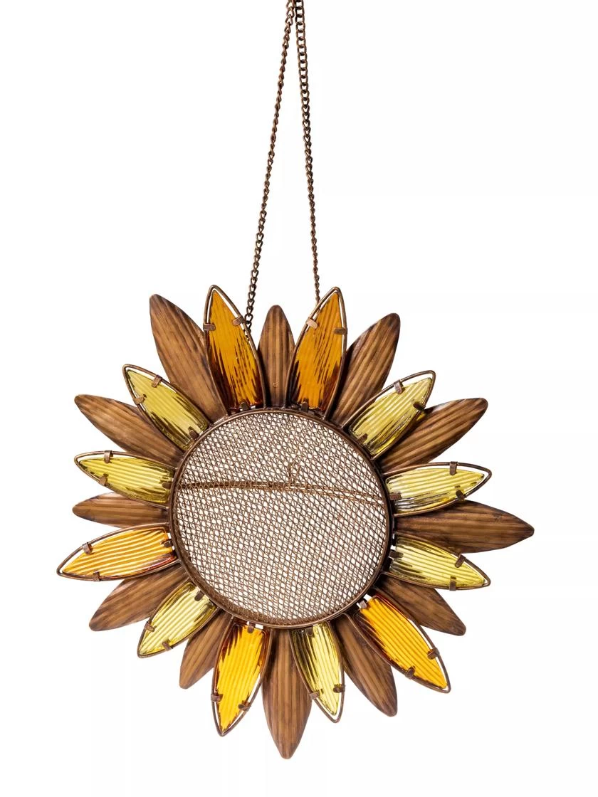 Glass Petal Sunflower Bird Feeder - Image 4