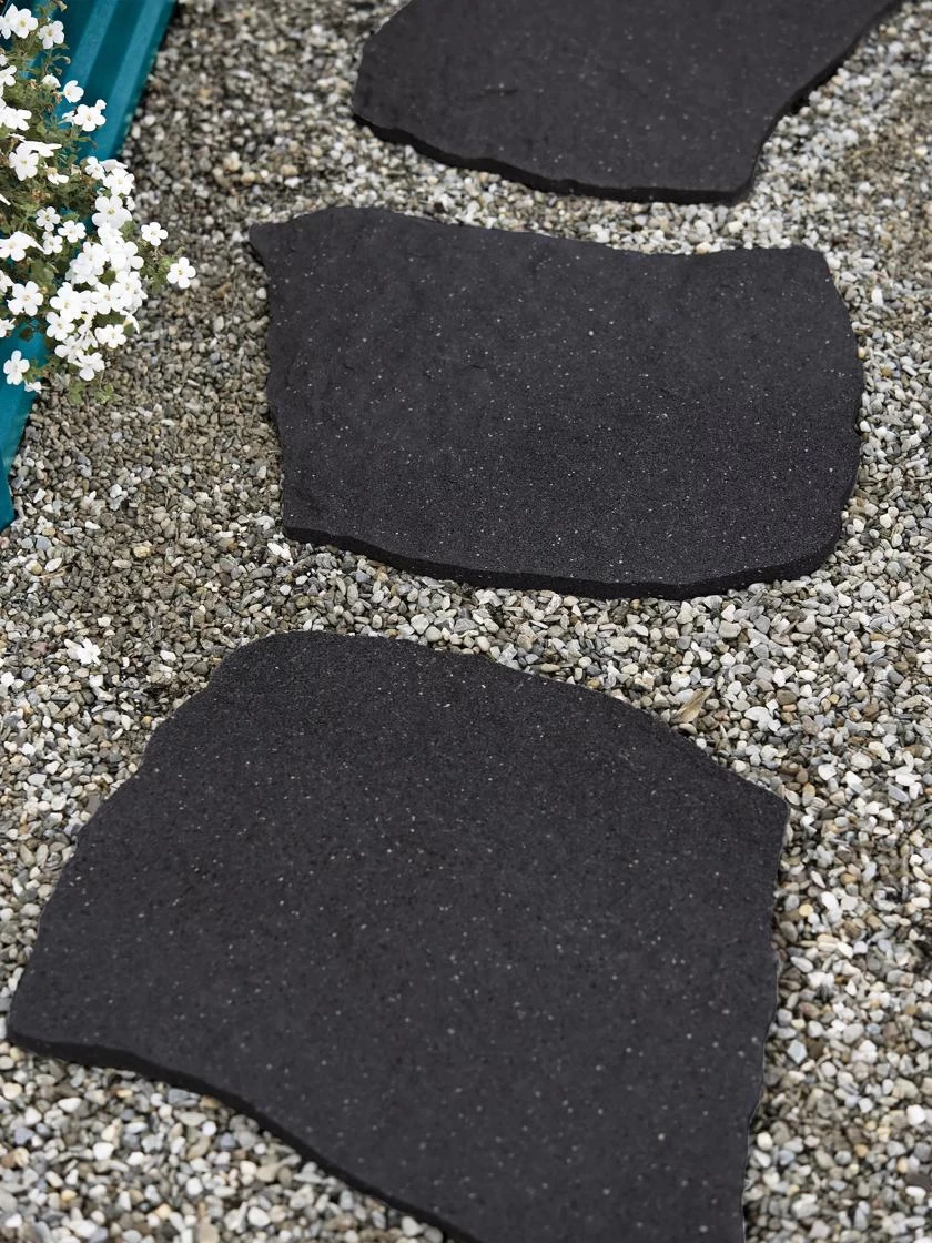 Recycled Rubber Flagstone Stepping Stone - Image 2