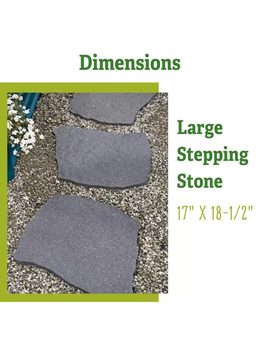 Recycled Rubber Flagstone Stepping Stone - Image 11