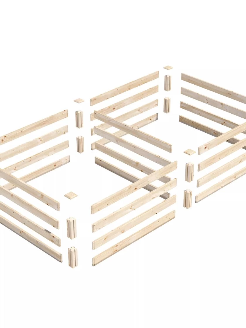 Pine Raised Garden Beds, 4'x8' - Image 3