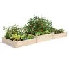 Tall 2-Tier Pine Raised Garden Bed, 4'x12'