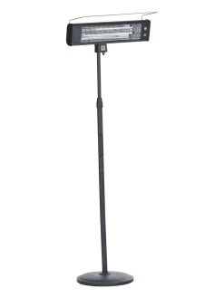 Sun Joe® 1500W Elec. Infrared OD Patio Heater, Adjust Ht. Range, W/Wall Bracket & Cover