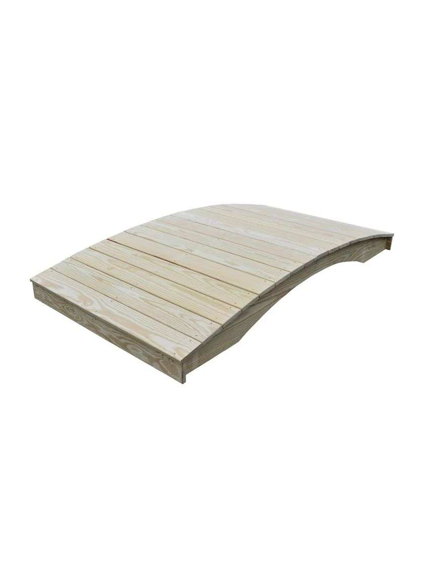 Plank Garden Bridge Unfinished 4' X 12'