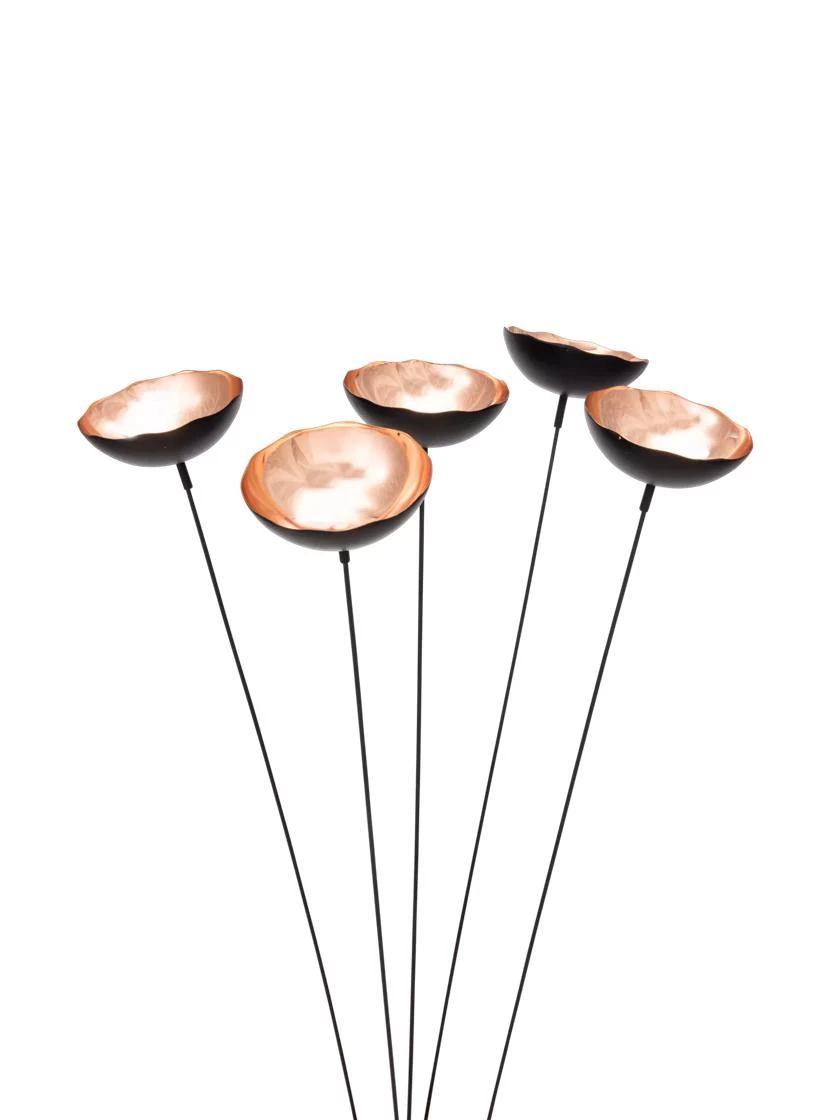 Copper Poppy Sways, Set Of 5 - Image 3