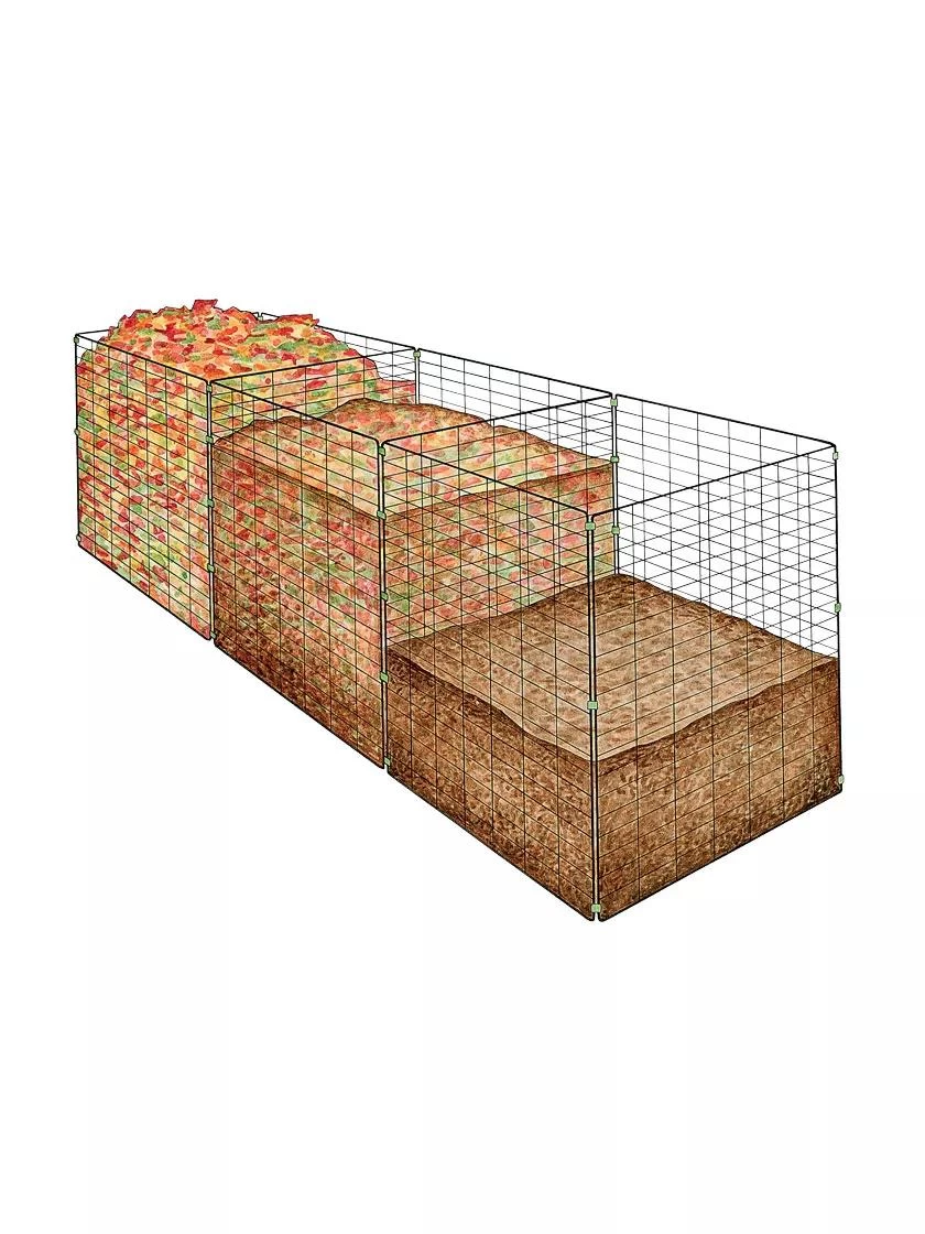 3-Bin Wire Composter - Image 2